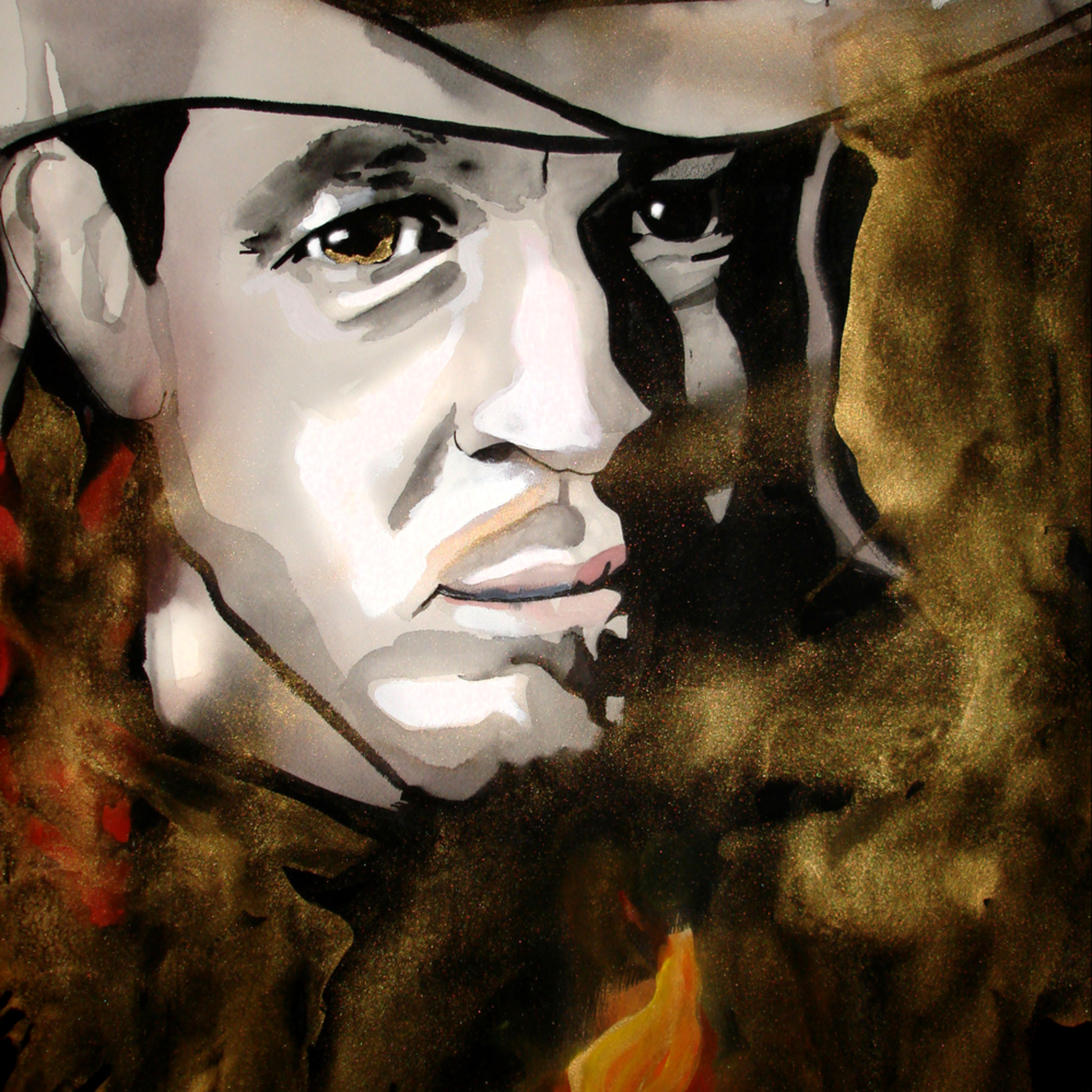 Stevie Ray Vaughan Art William K Stidham Heart Art