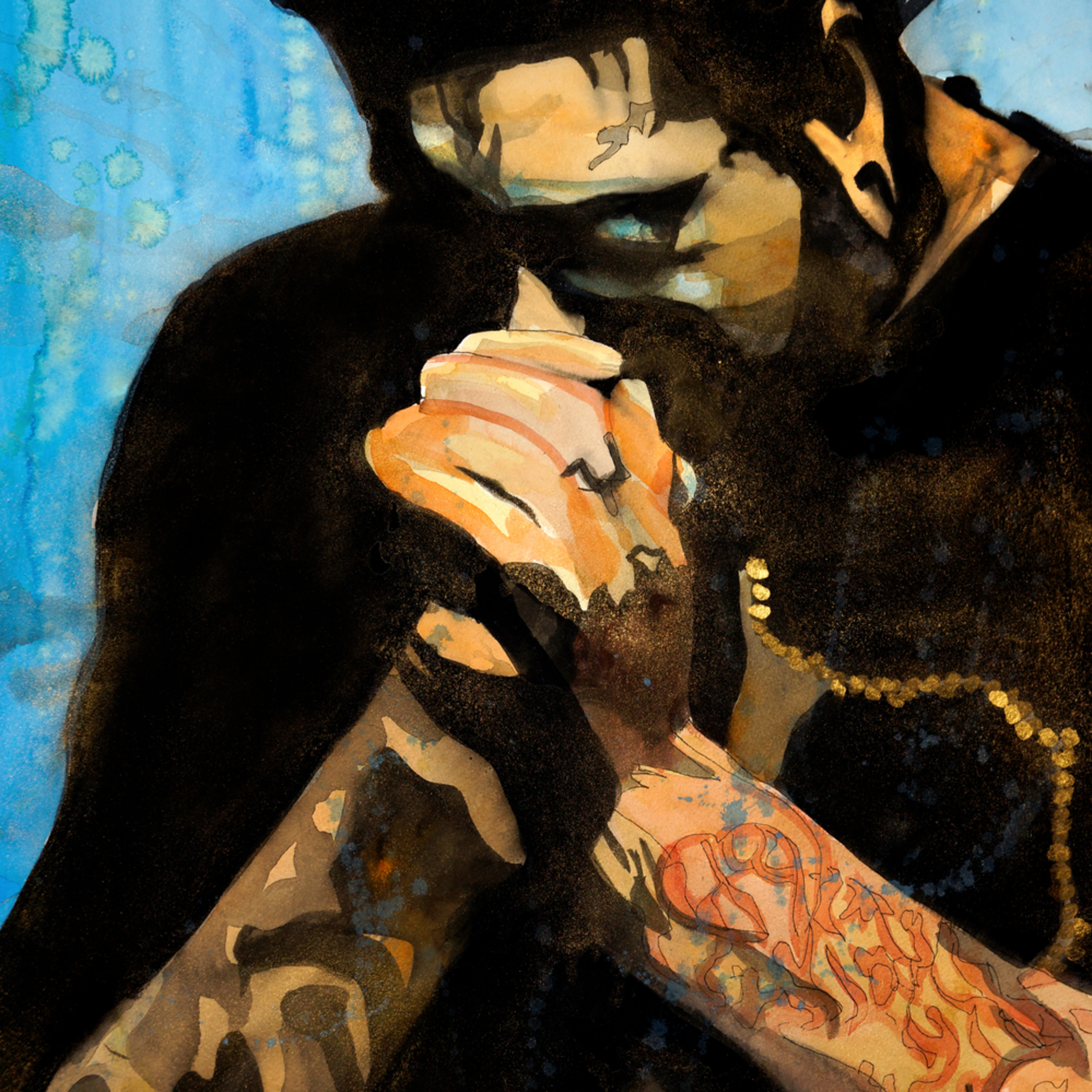 Post Malone Art William K Stidham Heart Art