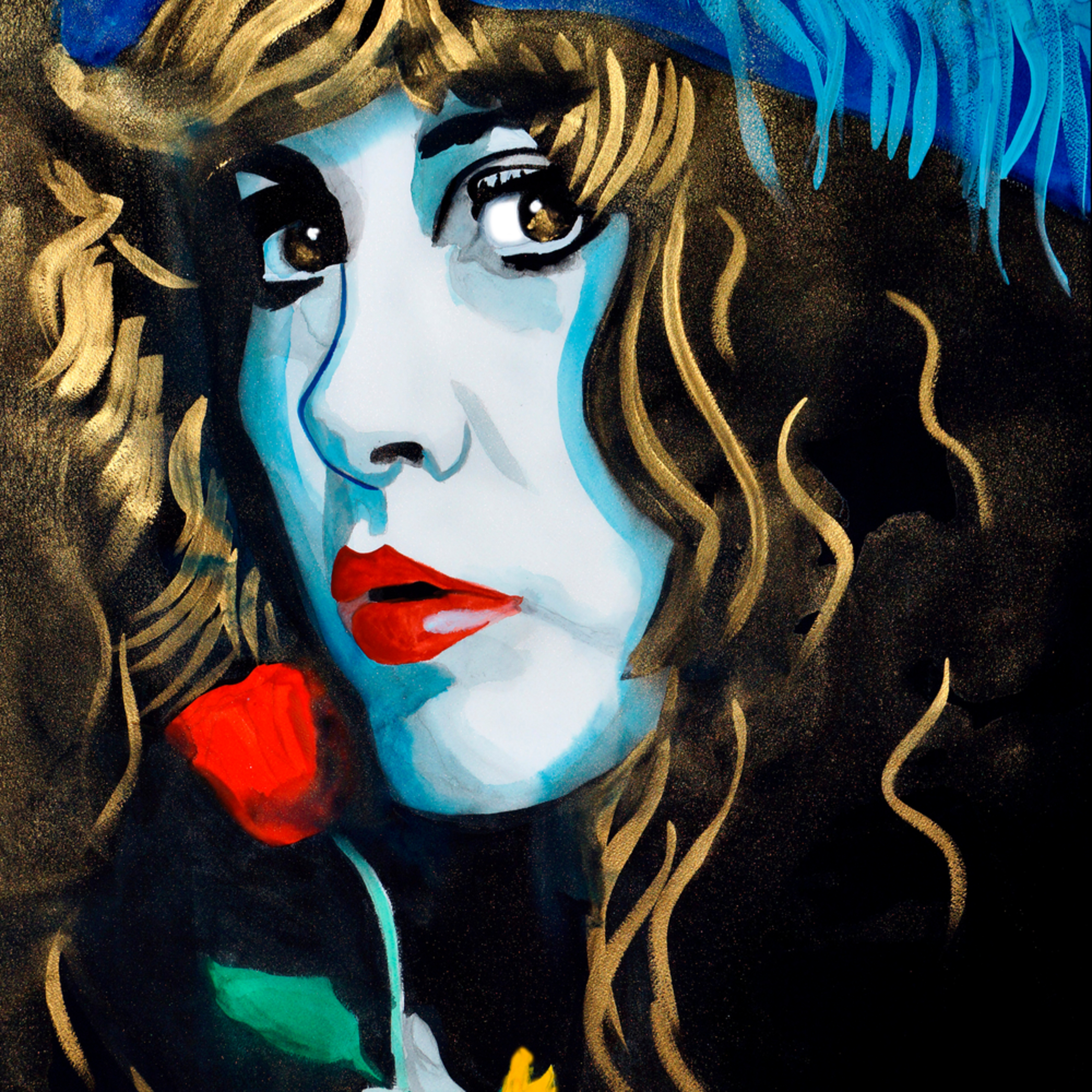 Stevie Nicks Art William K Stidham Heart Art