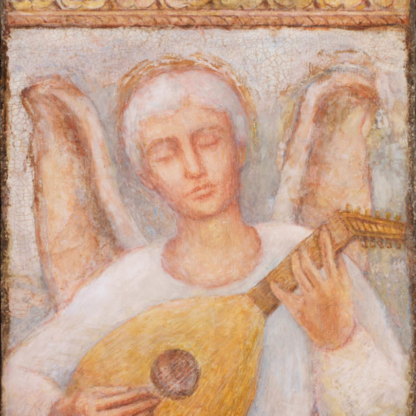 Angel Playing Lute