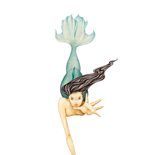 Mischief mermaid tote amxf0v
