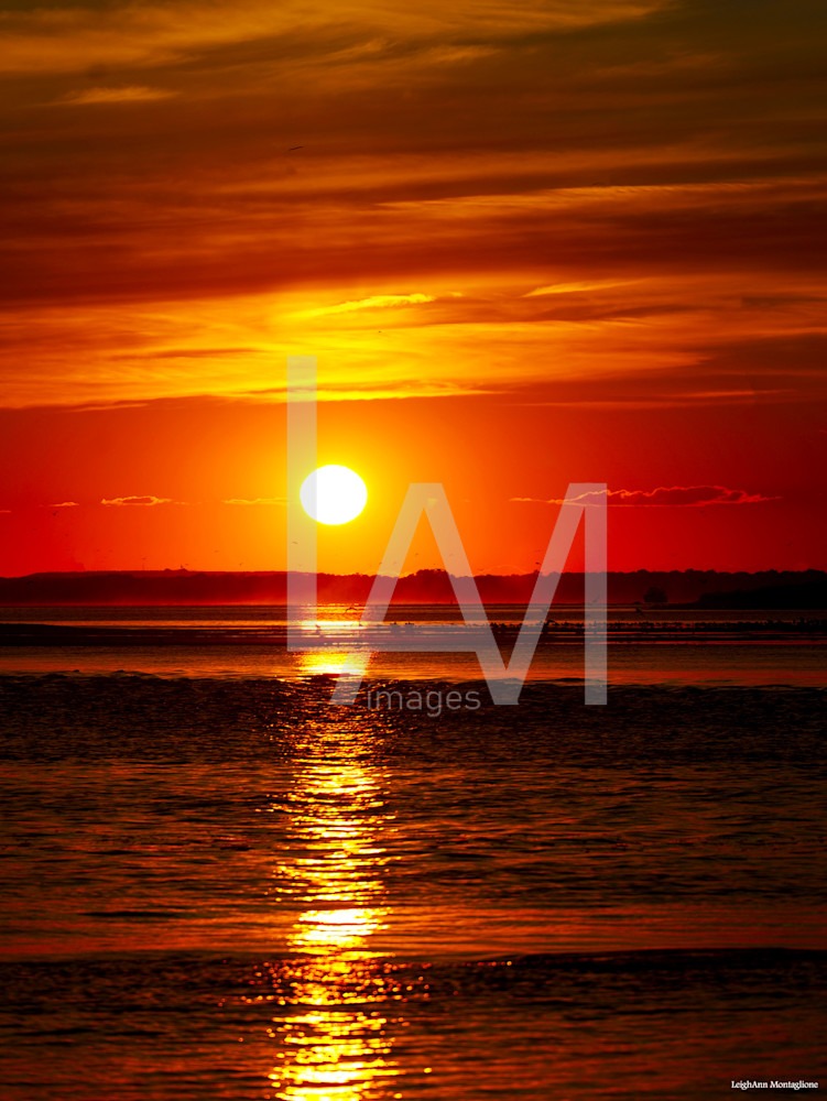 Sunset Over Moriches Bay – Coastal Fine Art Photography Print