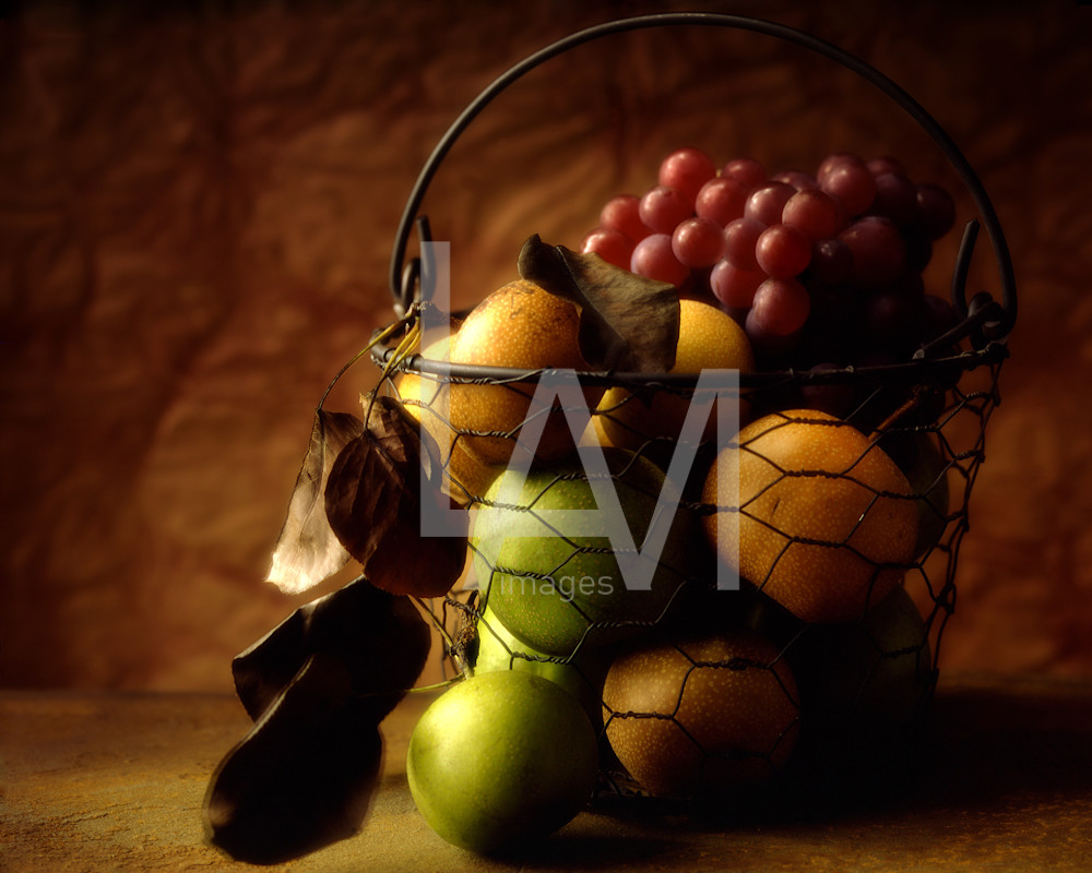 Basket Of Fruit Photography Art | LAM Images
