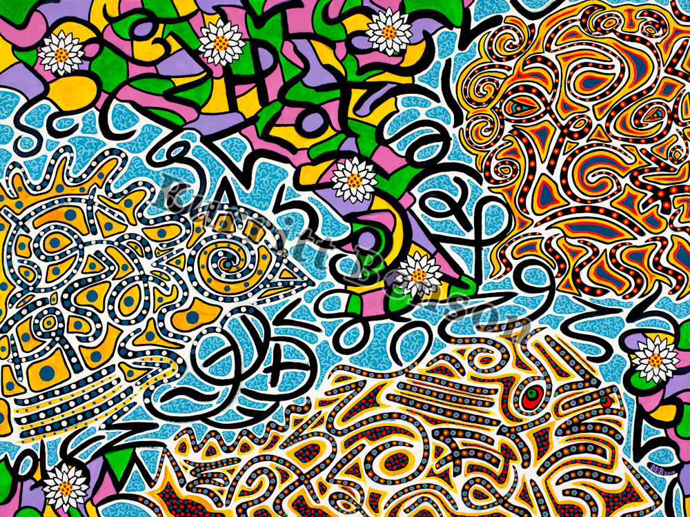 Seven Lilies Fine Art Print