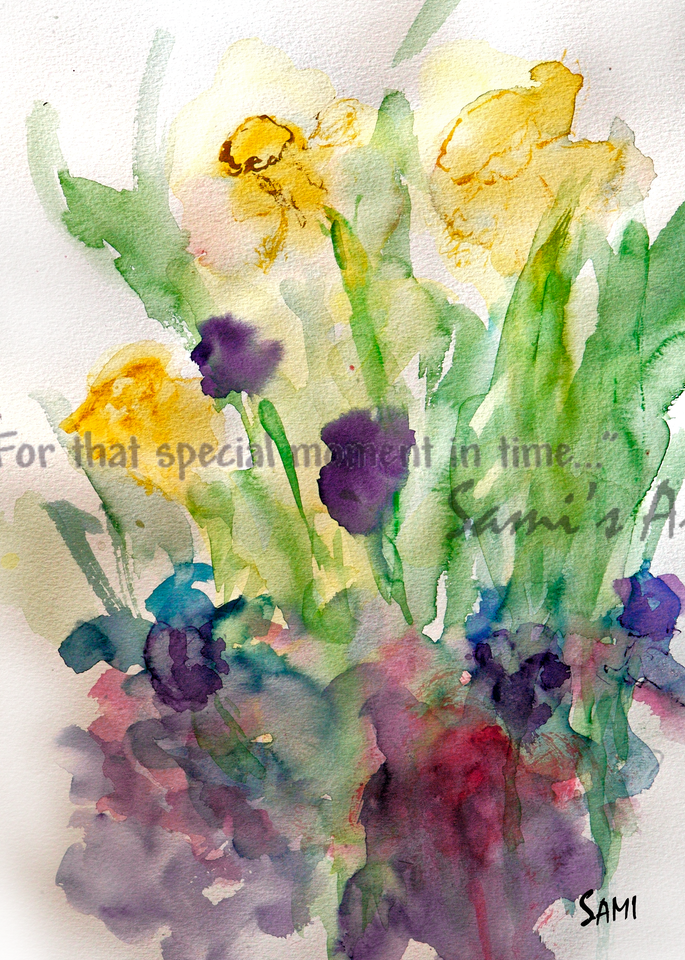 “Daffodils & Pansies Art for Sale”

