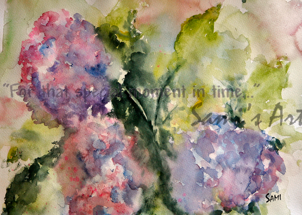 “Hydrangea in Bloom Art for Sale”