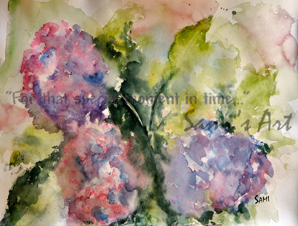 “Hydrangea in Bloom Art for Sale”