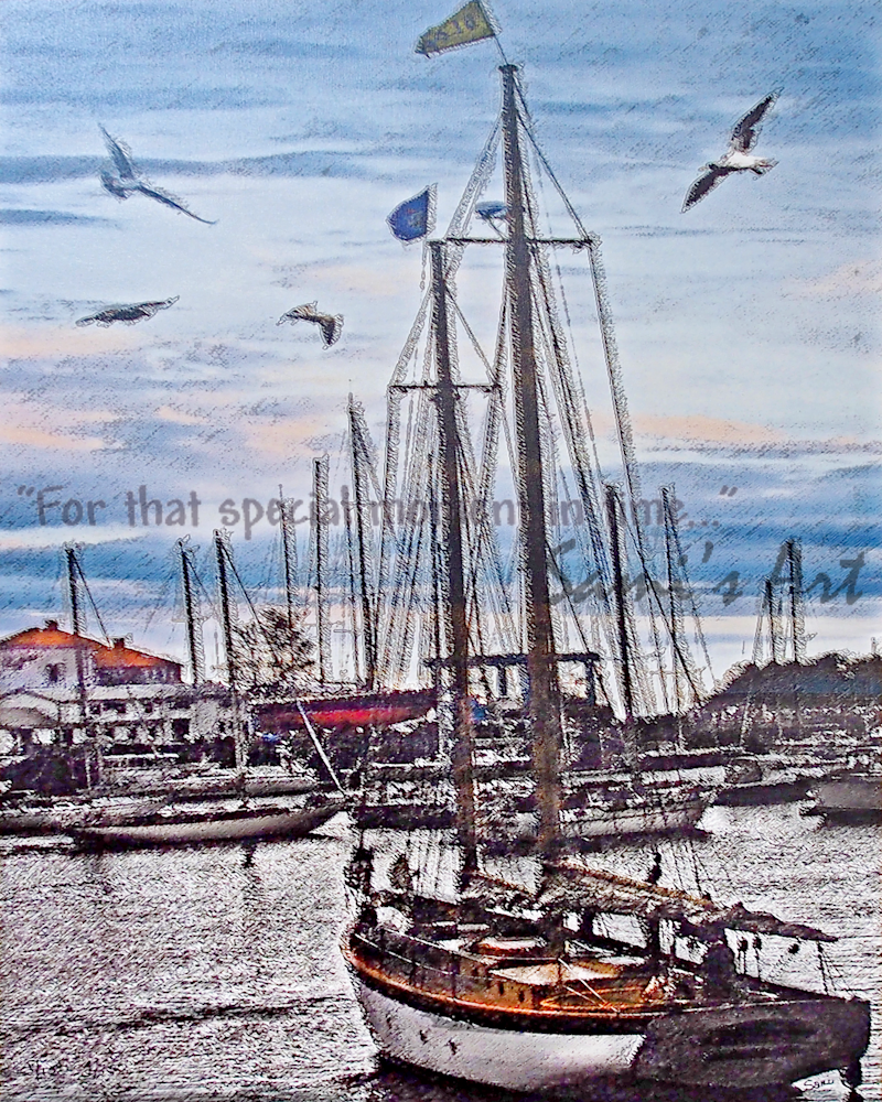 Sailing Dreams - Camden Maine - art painting for sale