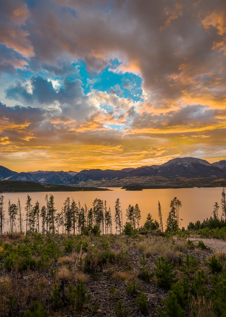 Sunset Photo Dillon Reservoir Prospector Campground Summit County Colorado