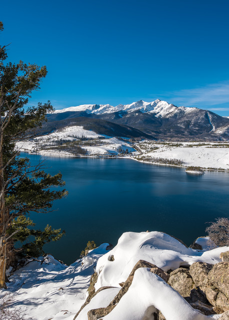 Photo of Snow Covered Peak 10 Lake Dillon Summit County Colorado