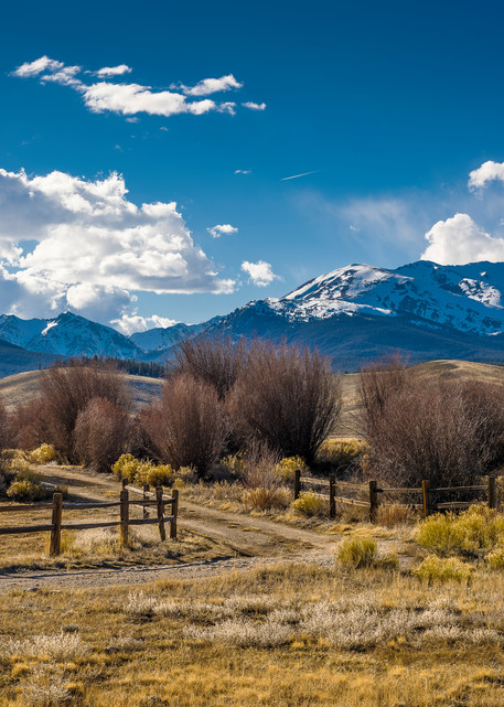 Colorado Landscape Photography of Ranch Road Mt Elbert, French Mountain, Mt Massive