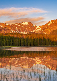 Bierstadt Lake Rocky Mountain National Park Panoramic Photograph