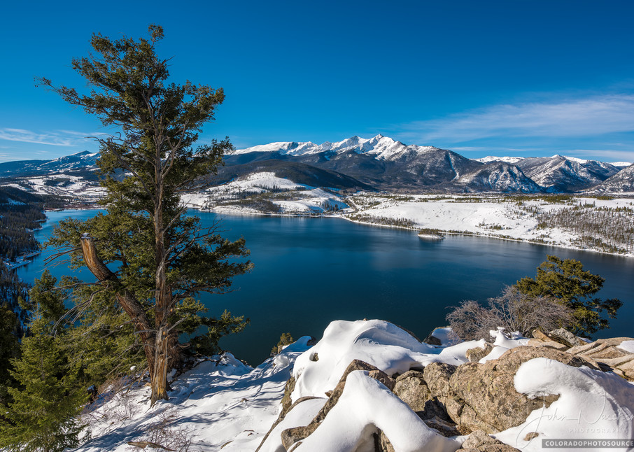 Photo of Snow Covered Peak 10 Lake Dillon Summit County Colorado