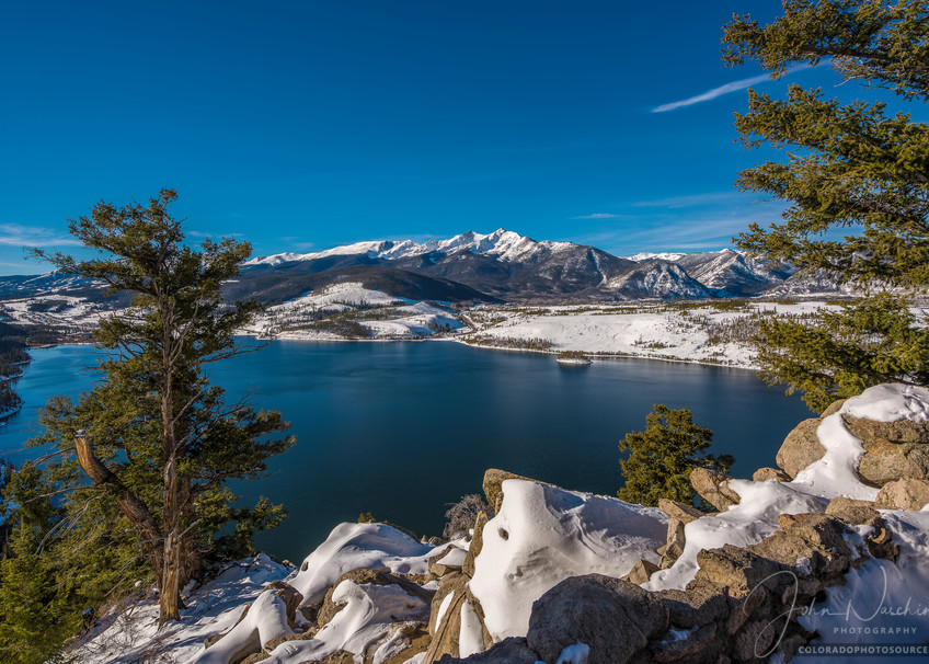 Summit County Colorado Snow At Peak 10 And Lake Dillon Photography Art | The Photography Alchemist, LLC