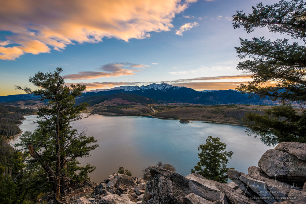 Picture of Lake Dillon Sunset Sapphire Point Overlook Summit County Colorado