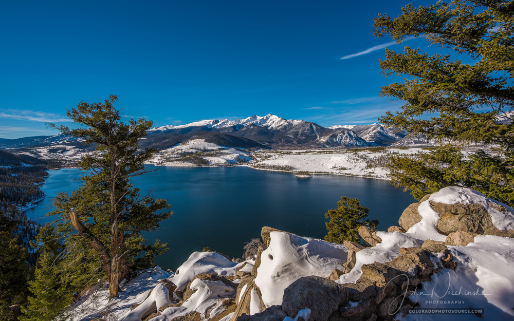 Summit County Colorado Snow At Peak 10 And Lake Dillon Photography Art | The Photography Alchemist, LLC