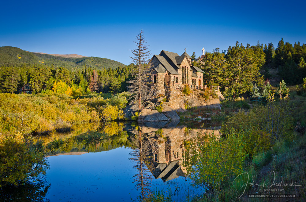 Landscape Photo Saint Malo's Chapel Allenspark Colorado