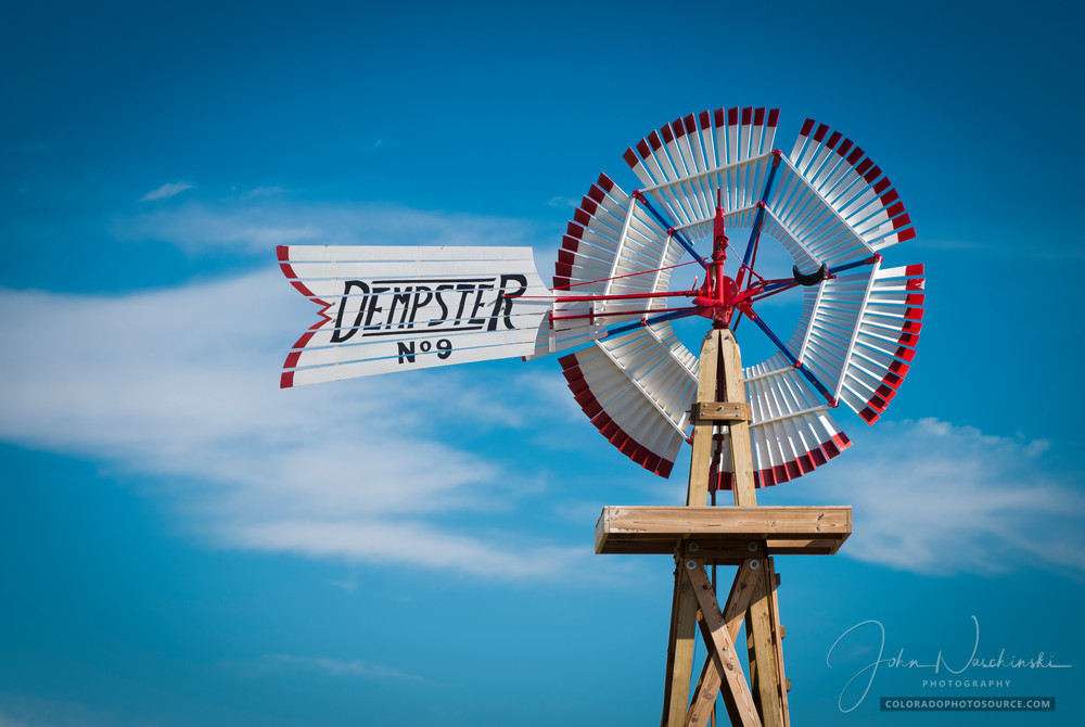 Photograph of Historic Parker Colorado Farm's Dempster N. 9 Windmill