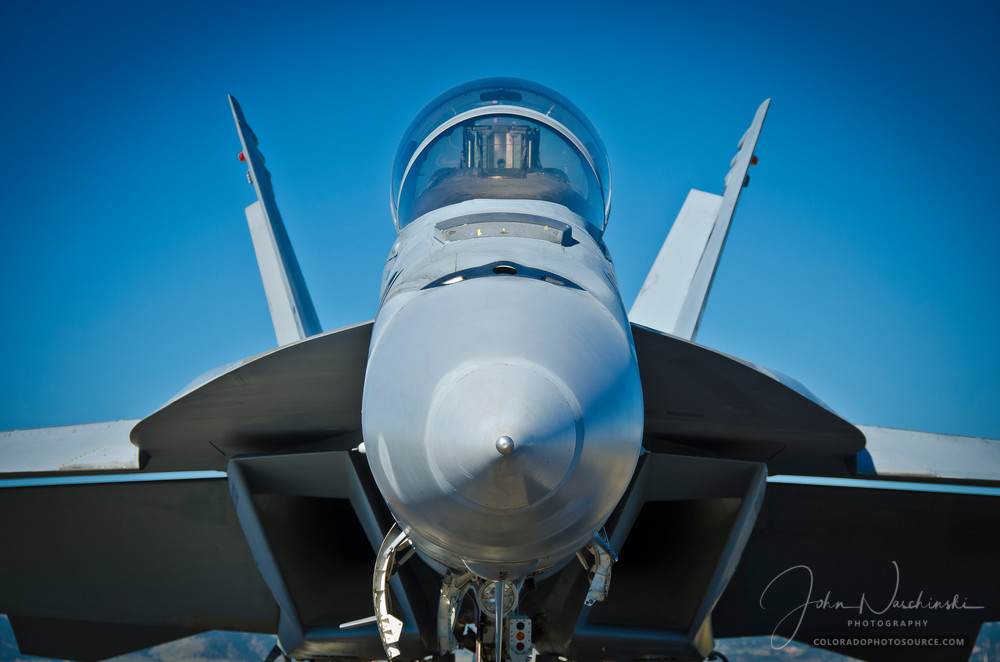 Photo Of Front View Of The Mcdonnell Douglas F 18 Hornet