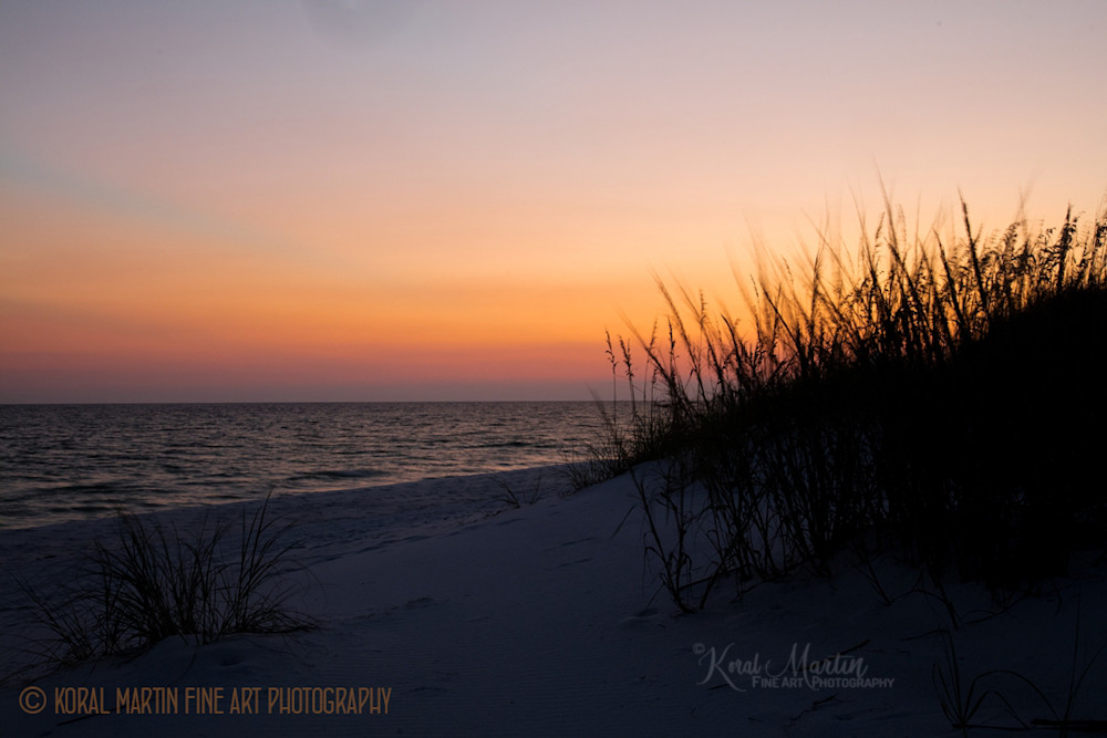 Ocean Sunset on Beach Photograph 1224 FL  | Florida Photography | Koral Martin Fine Art Photography