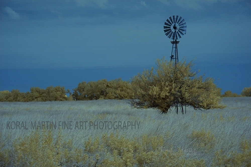 Infrared   Windmill    Photograph | Infrared  Photography |  Koral Martin Fine Art Photography