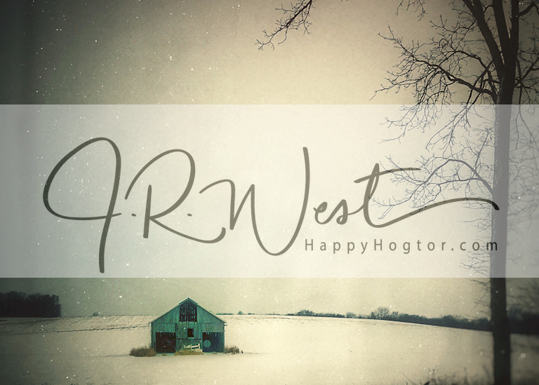 Blue Barn In Snow 1 Photography Art | Happy Hogtor Photography