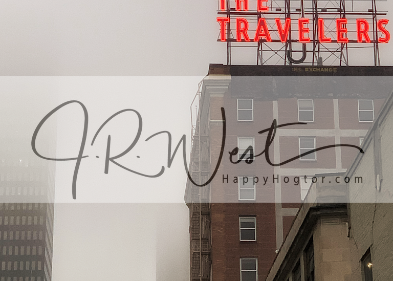 The Travelers In The Fog Photography Art | Happy Hogtor Photography
