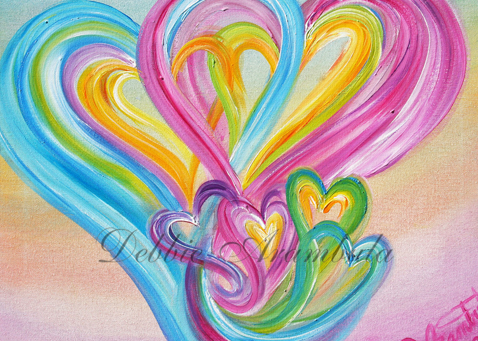 Six Heart Family Art | Heartworks Studio Inc