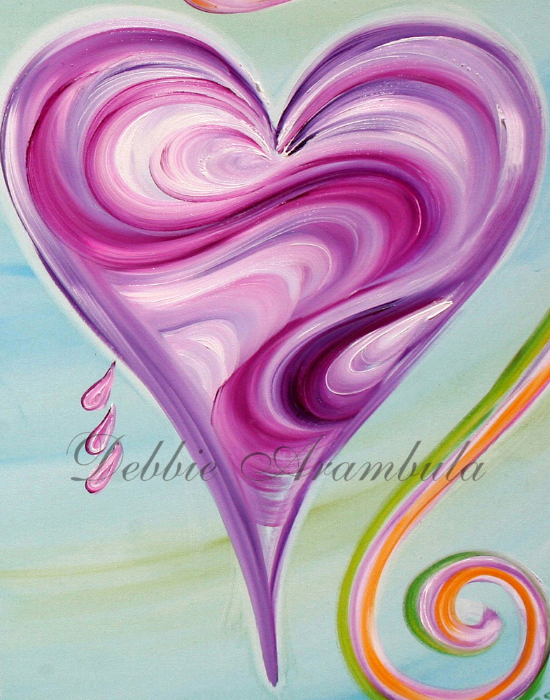 Aqua Love Art | The Heart Artist 