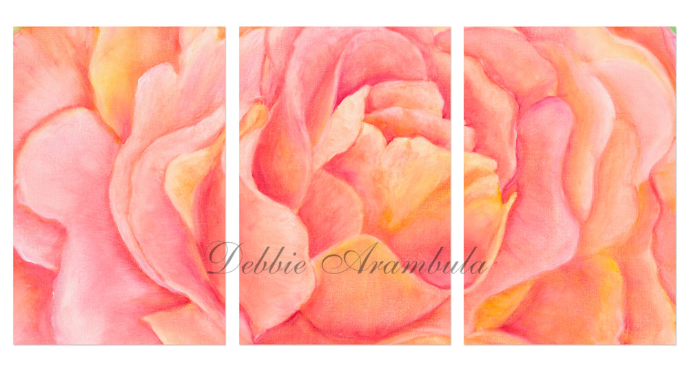 English Rose Triptych Art | Heartworks Studio Inc English Rose Triptych Art | Heartworks Studio Inc