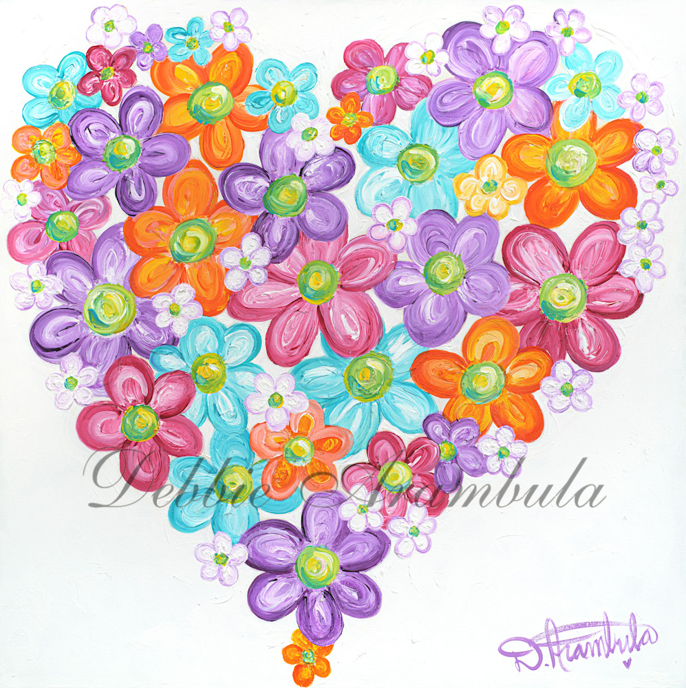 Twitterpated In Purple  Art | The Heart Artist 
