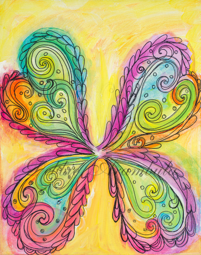 Sweet Butterfly Art | The Heart Artist 