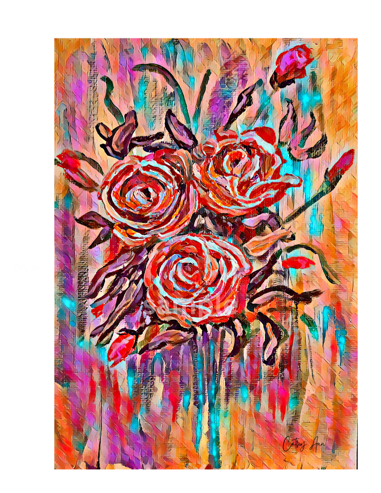Three Roses Art | Cathy Ann's Art