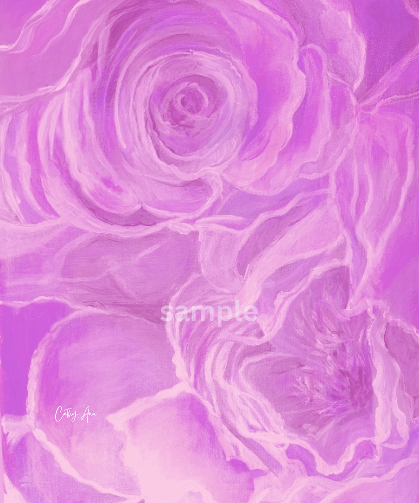 Blooms In Lavender Art | Cathy Ann's Art