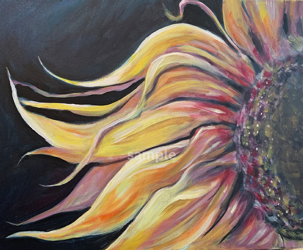 Sunflower Dance   Acrylic Pring Art | Cathy Ann's Art