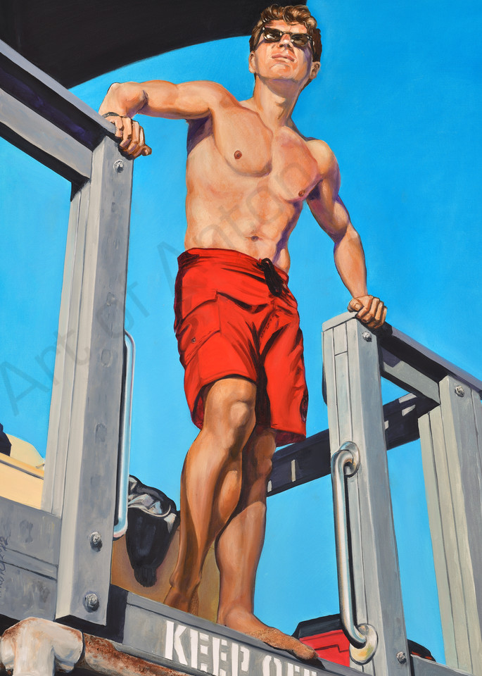 "Lifeguard" by artist, Anton Uhl