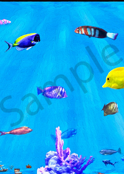 Aquarium Art on Canvas - The Gallery Wrap Store