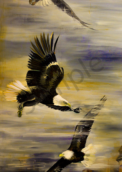 "Eagles"  by artist Patti Hricinak-Sheets | Prophetics Gallery.