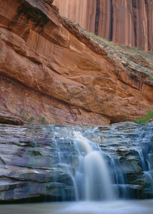 Waterfall in Coyote Gulch, Escalante Grand Staircase National Monument