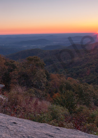 Mountain Wall Art: Shenandoah Sunrise