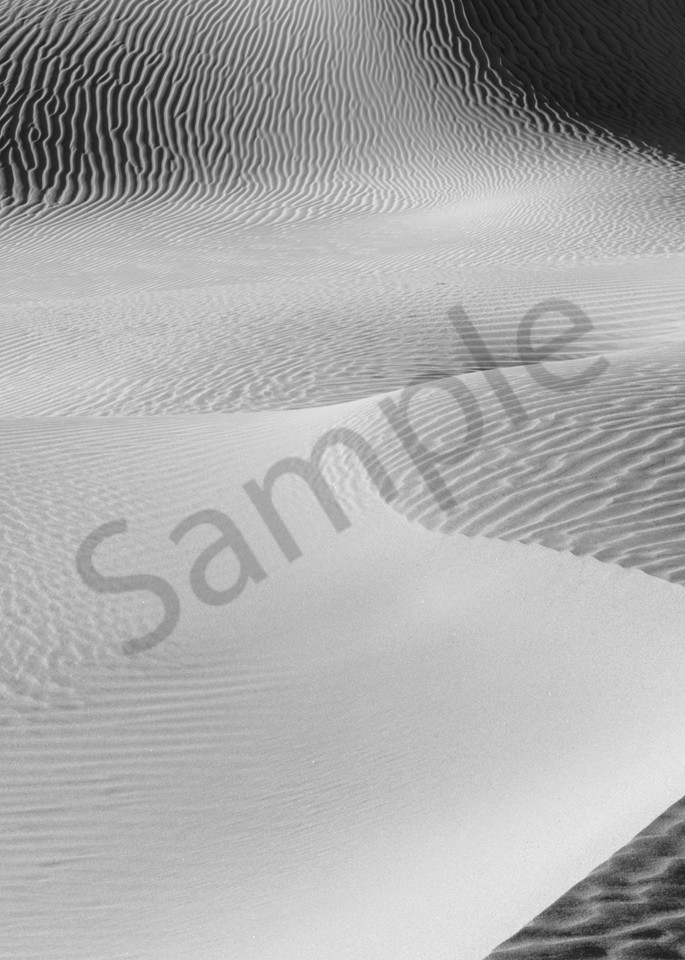 Sculptered sand dunes, Death Valley