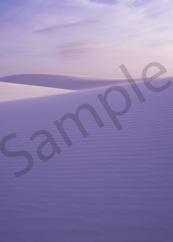 Gypsum sand dunes in White Sands National Monument near Alamogordo, New Mexico