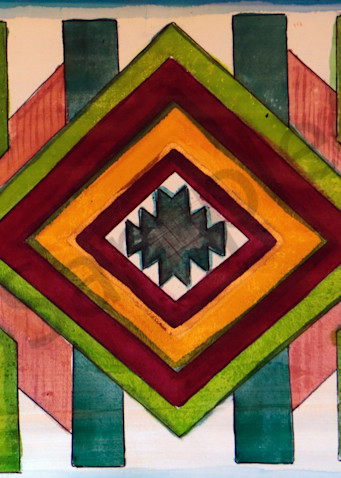 Tapestry Pattern Weaving Print