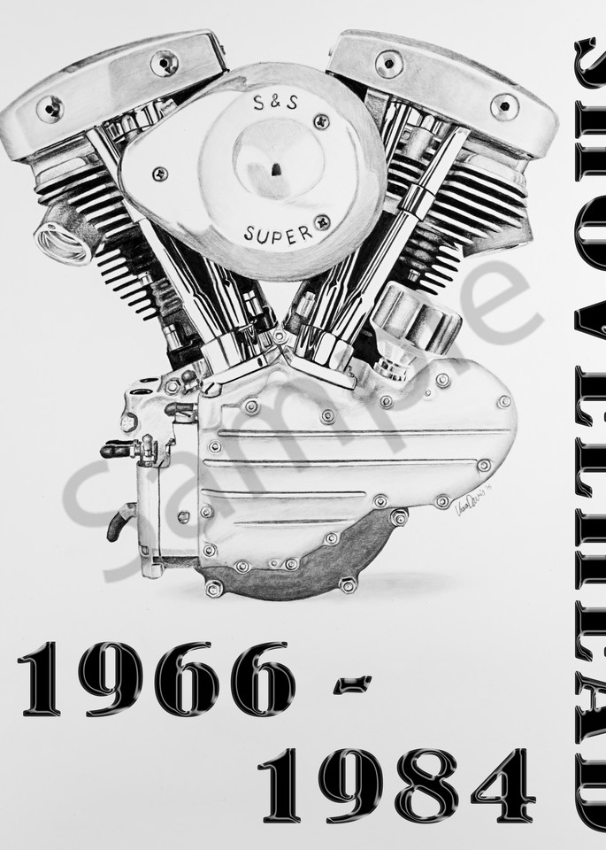 Harley Shovelhead Engine
