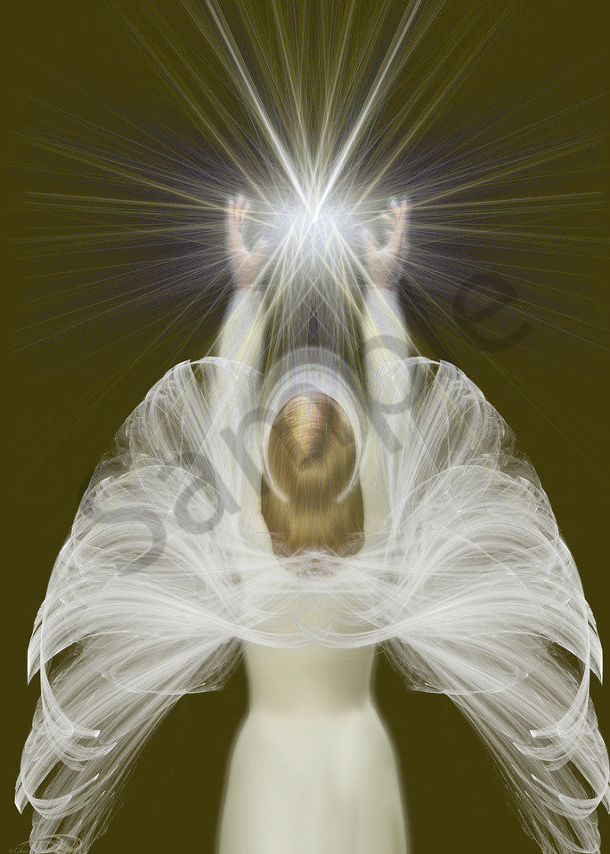 Angel Of Light digital art by Cheri Freund