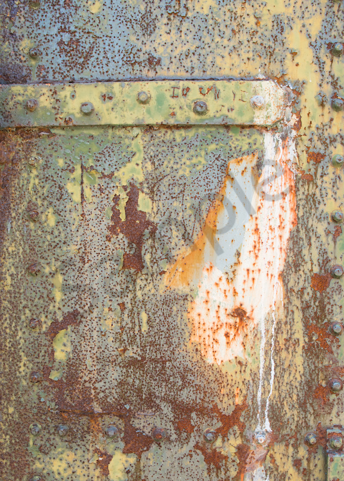 Rusted Bunker Door Photography Art | Barb Gonzalez Photography