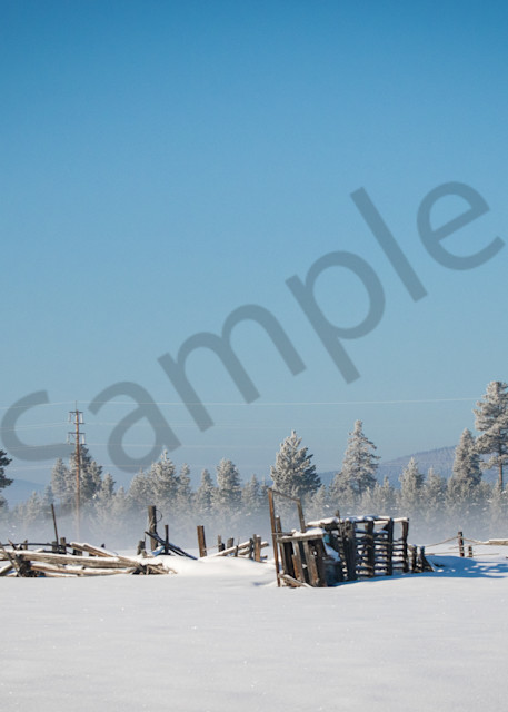 Snowy Dilapidated Barn  Photography Art | Barb Gonzalez Photography