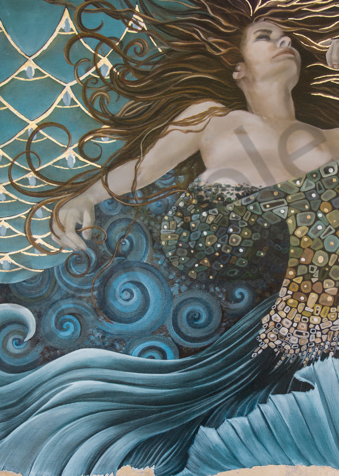 Designs by Teri | Teri Vereb Fine Art Paintings | Mermaid | Klimt