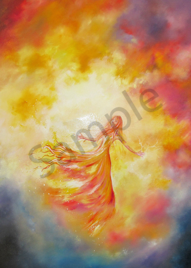 "Baptized In The Fire" by Anna Sophia | Prophetics Gallery