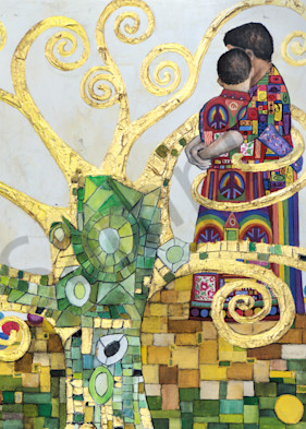 Designs by Teri | Teri Vereb Fine Art Paintings | Embracing Love | Klimt
